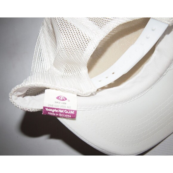 Vintage Myrtle Beach South Carolina Mesh Snap Back Trucker Hat White RARE - Picture 5 of 8
